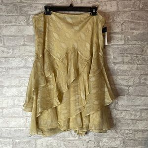 Ralph Lauren Tan Skirt woman’s size 16